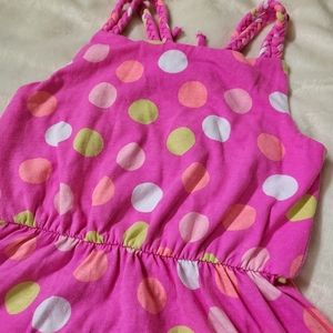 Pink polka dot Isaac Mizrahi dress size 4T